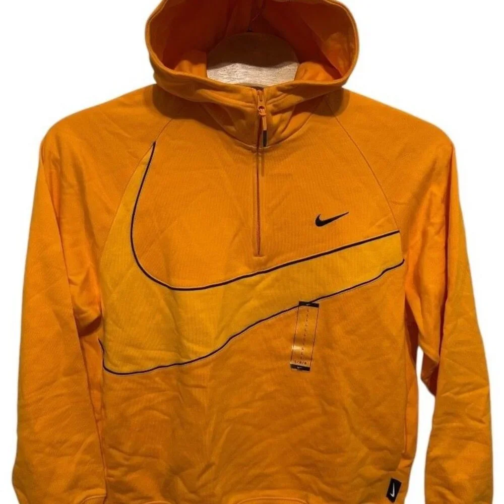 Nike Club Fleece Logo Graphic Pullover Hoodie Sweatshirt Men Large New with Tags
